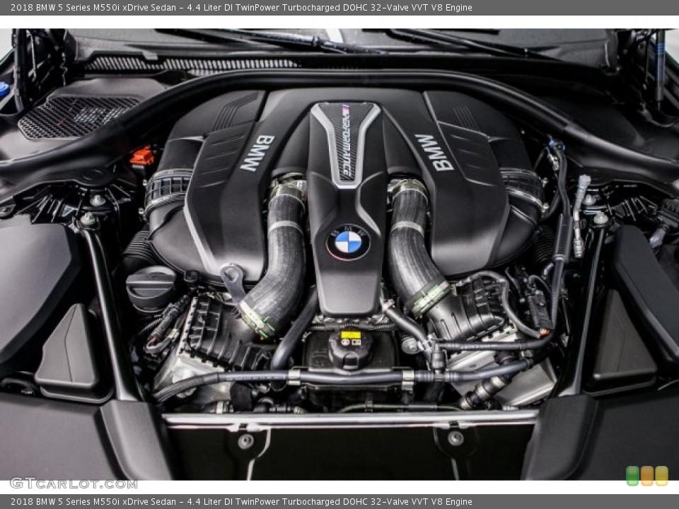 4.4 Liter DI TwinPower Turbocharged DOHC 32-Valve VVT V8 Engine for the 2018 BMW 5 Series #121983455