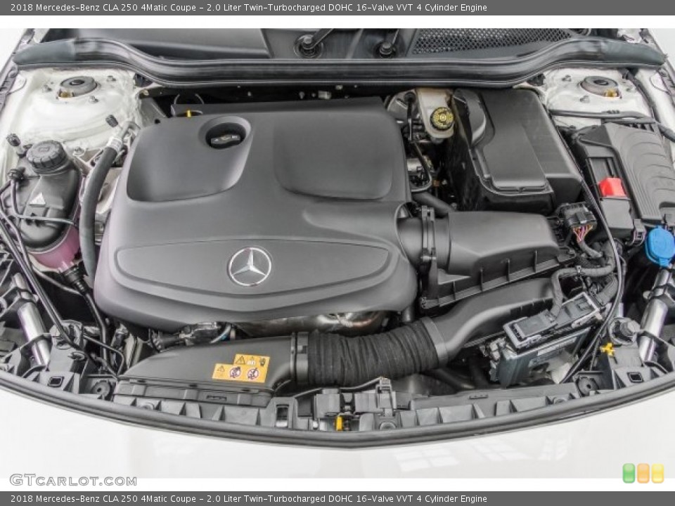 2.0 Liter Twin-Turbocharged DOHC 16-Valve VVT 4 Cylinder 2018 Mercedes-Benz CLA Engine