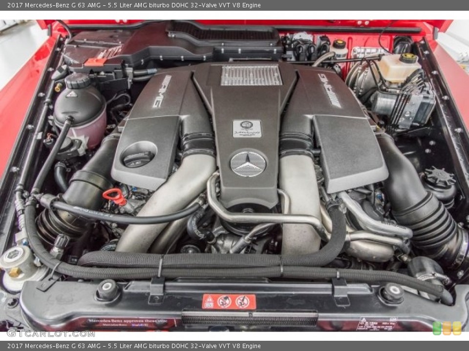 5.5 Liter AMG biturbo DOHC 32-Valve VVT V8 Engine for the 2017 Mercedes-Benz G #122180103