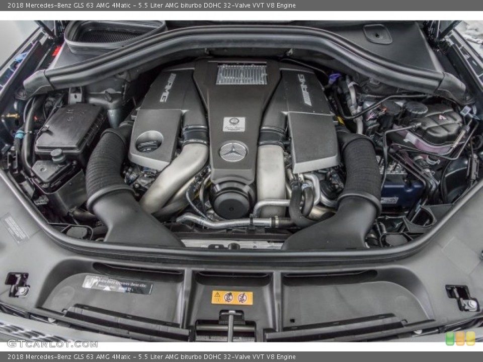 5.5 Liter AMG biturbo DOHC 32-Valve VVT V8 Engine for the 2018 Mercedes-Benz GLS #122198394