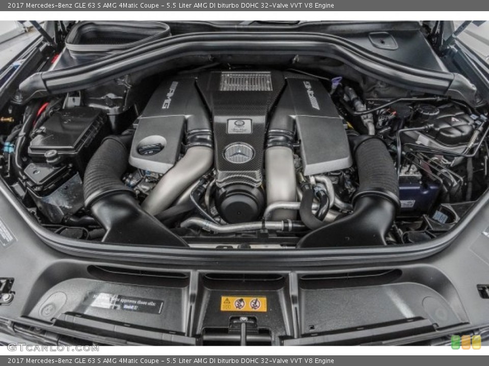 5.5 Liter AMG DI biturbo DOHC 32-Valve VVT V8 Engine for the 2017 Mercedes-Benz GLE #122241318