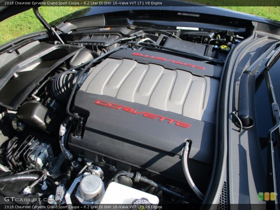 6.2 Liter DI OHV 16-Valve VVT LT1 V8 2018 Chevrolet Corvette Engine