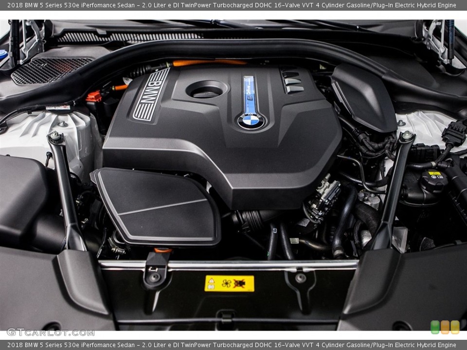 2.0 Liter e DI TwinPower Turbocharged DOHC 16-Valve VVT 4 Cylinder Gasoline/Plug-In Electric Hybrid Engine for the 2018 BMW 5 Series #122317494