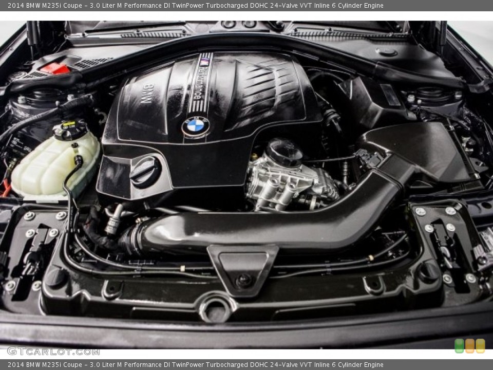 3.0 Liter M Performance DI TwinPower Turbocharged DOHC 24-Valve VVT Inline 6 Cylinder 2014 BMW M235i Engine