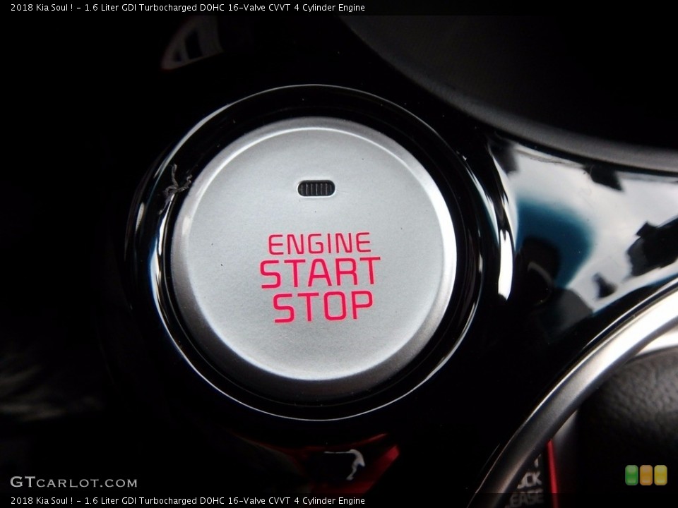 1.6 Liter GDI Turbocharged DOHC 16-Valve CVVT 4 Cylinder 2018 Kia Soul Engine