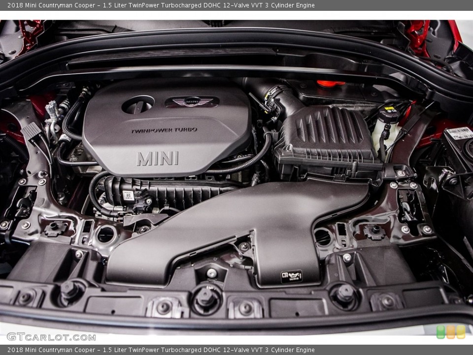 1.5 Liter TwinPower Turbocharged DOHC 12-Valve VVT 3 Cylinder 2018 Mini Countryman Engine