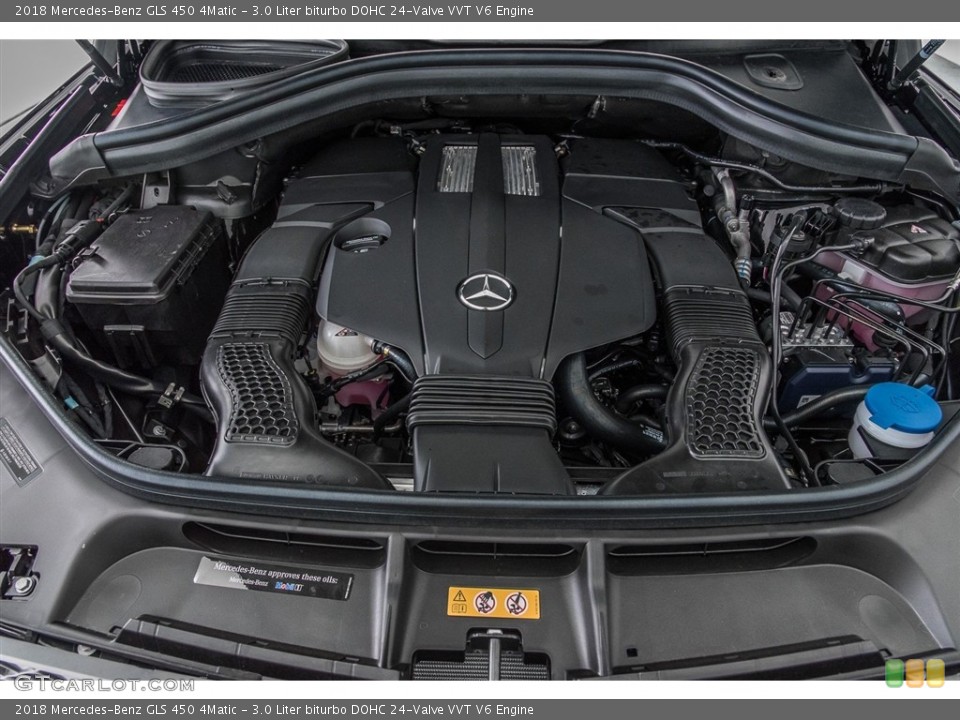 3.0 Liter biturbo DOHC 24-Valve VVT V6 Engine for the 2018 Mercedes-Benz GLS #122463374
