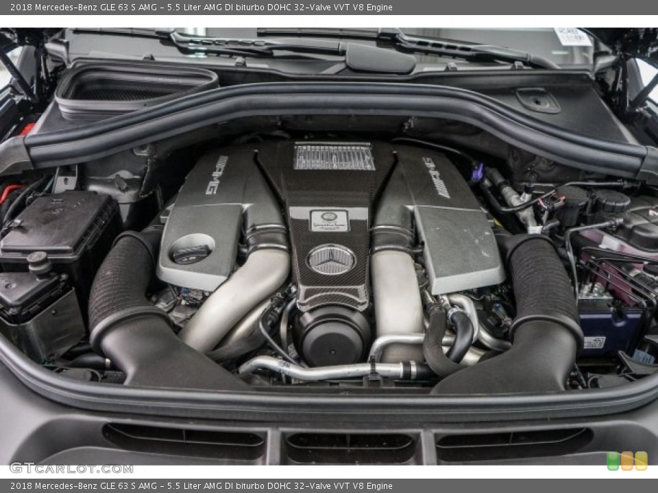 5.5 Liter AMG DI biturbo DOHC 32-Valve VVT V8 Engine for the 2018 Mercedes-Benz GLE #122481236