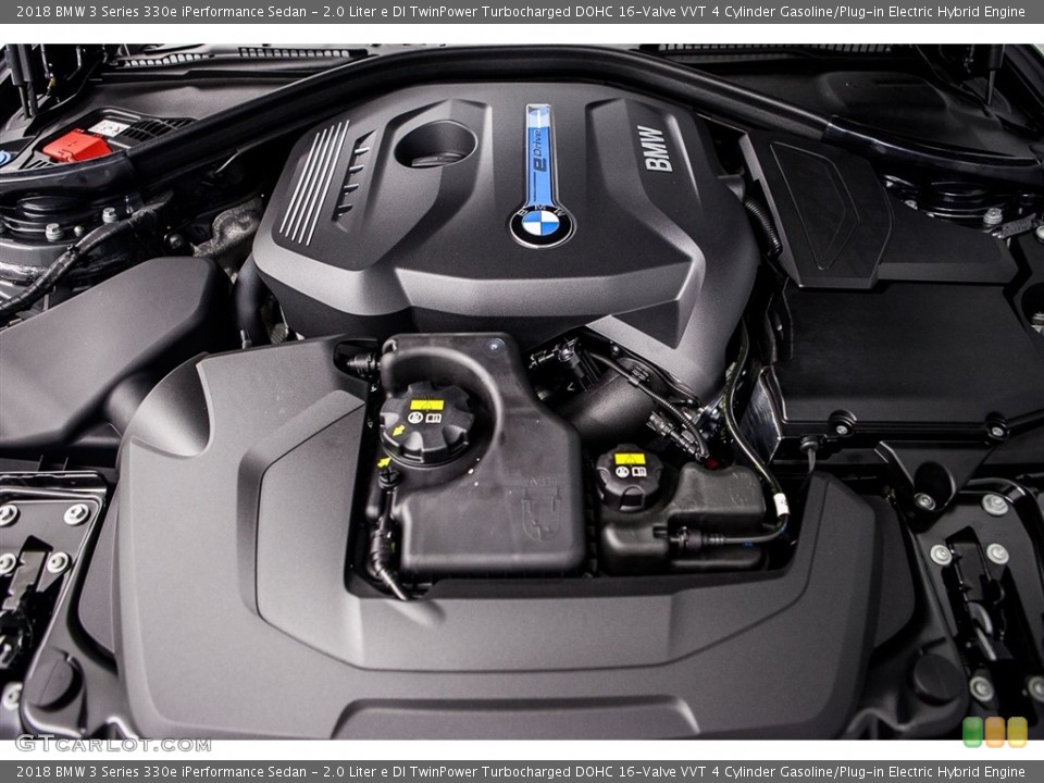 2.0 Liter e DI TwinPower Turbocharged DOHC 16-Valve VVT 4 Cylinder Gasoline/Plug-in Electric Hybrid Engine for the 2018 BMW 3 Series #122493550
