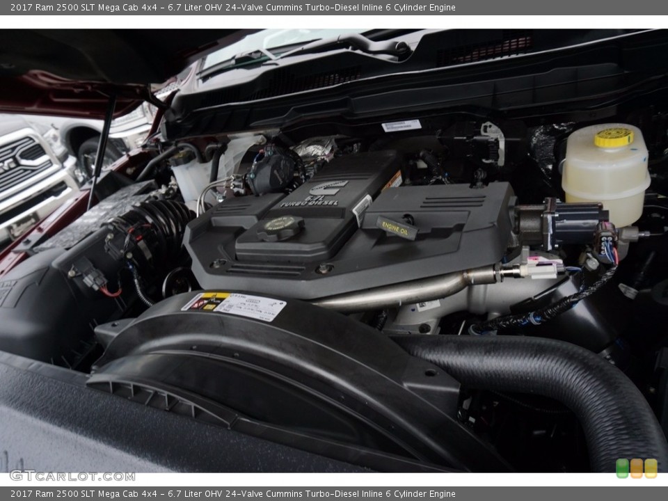 6.7 Liter OHV 24-Valve Cummins Turbo-Diesel Inline 6 Cylinder Engine for the 2017 Ram 2500 #122503781