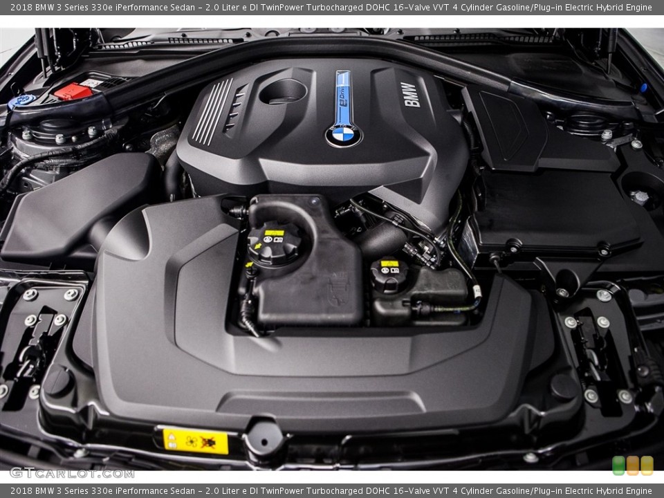 2.0 Liter e DI TwinPower Turbocharged DOHC 16-Valve VVT 4 Cylinder Gasoline/Plug-in Electric Hybrid Engine for the 2018 BMW 3 Series #122508818