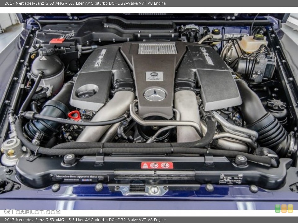 5.5 Liter AMG biturbo DOHC 32-Valve VVT V8 Engine for the 2017 Mercedes-Benz G #122571164