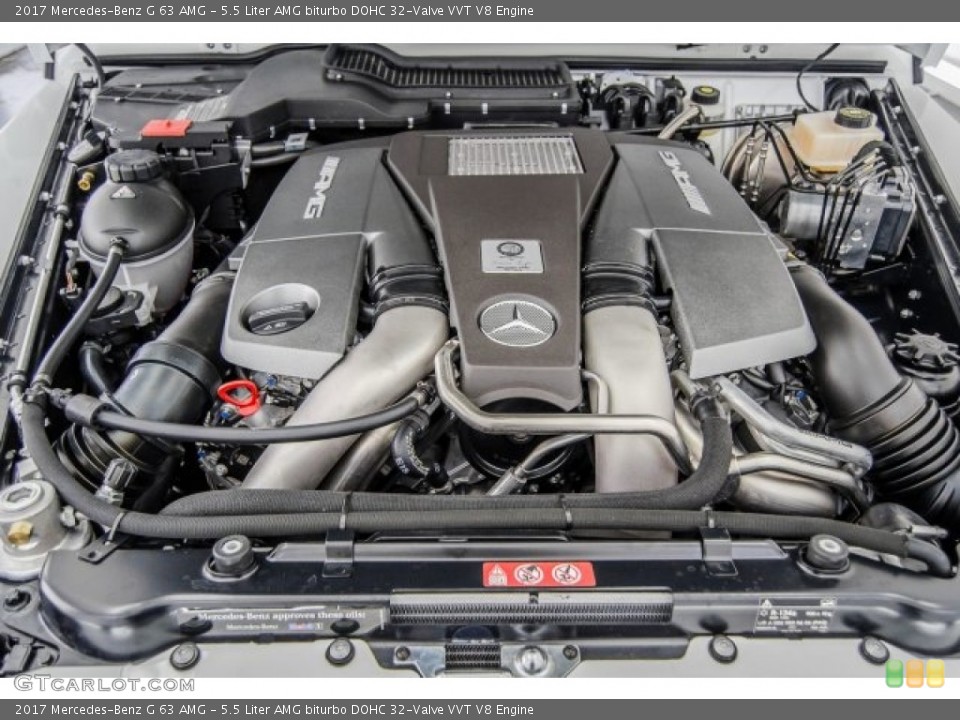 5.5 Liter AMG biturbo DOHC 32-Valve VVT V8 Engine for the 2017 Mercedes-Benz G #122571173