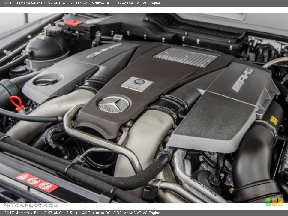 5.5 Liter AMG biturbo DOHC 32-Valve VVT V8 Engine for the 2017 Mercedes-Benz G #122571584