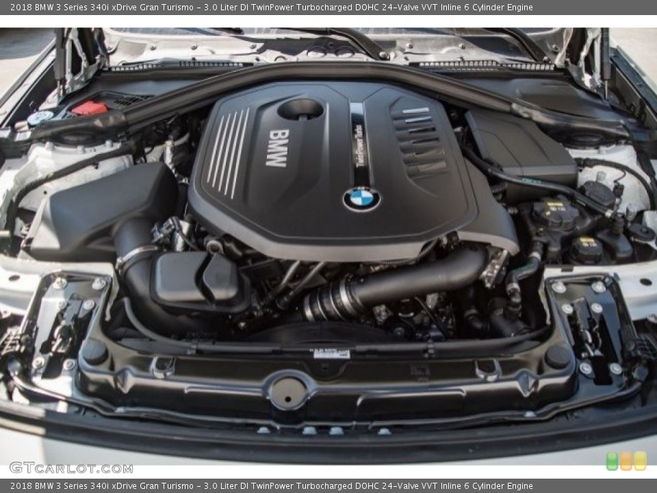 3.0 Liter DI TwinPower Turbocharged DOHC 24-Valve VVT Inline 6 Cylinder Engine for the 2018 BMW 3 Series #122624301