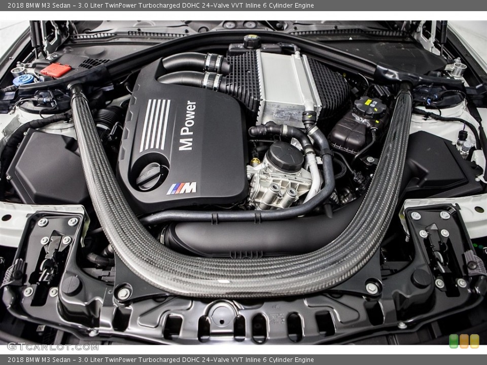 3.0 Liter TwinPower Turbocharged DOHC 24-Valve VVT Inline 6 Cylinder Engine for the 2018 BMW M3 #122634334