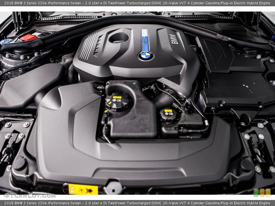 2.0 Liter e DI TwinPower Turbocharged DOHC 16-Valve VVT 4 Cylinder Gasoline/Plug-in Electric Hybrid Engine for the 2018 BMW 3 Series #122654738