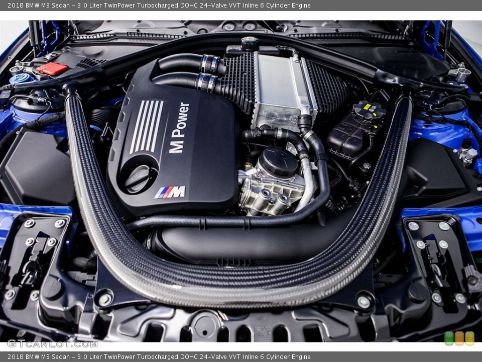 3.0 Liter TwinPower Turbocharged DOHC 24-Valve VVT Inline 6 Cylinder Engine for the 2018 BMW M3 #122655503