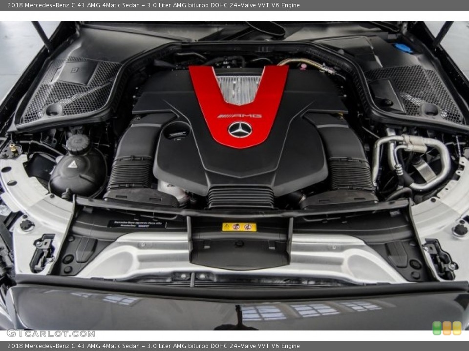 3.0 Liter AMG biturbo DOHC 24-Valve VVT V6 Engine for the 2018 Mercedes-Benz C #122681806