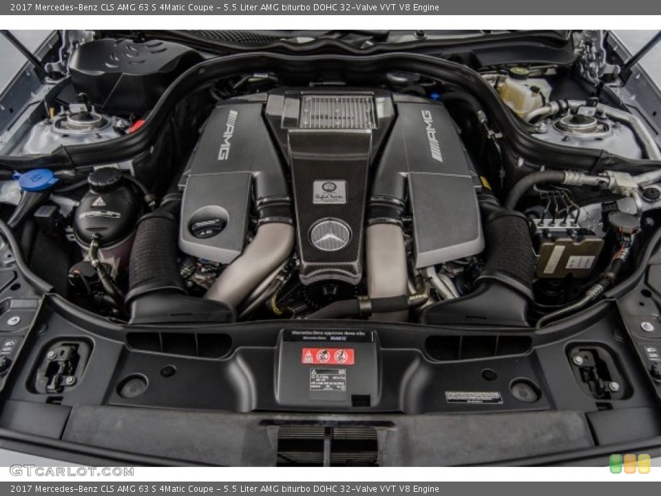 5.5 Liter AMG biturbo DOHC 32-Valve VVT V8 Engine for the 2017 Mercedes-Benz CLS #122752523