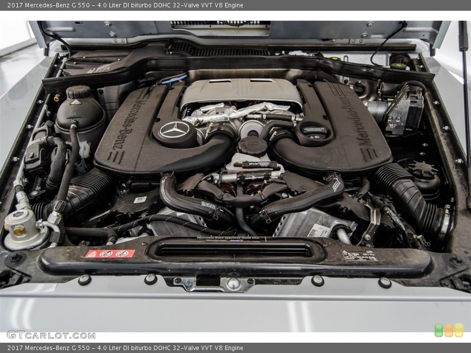 4.0 Liter DI biturbo DOHC 32-Valve VVT V8 2017 Mercedes-Benz G Engine