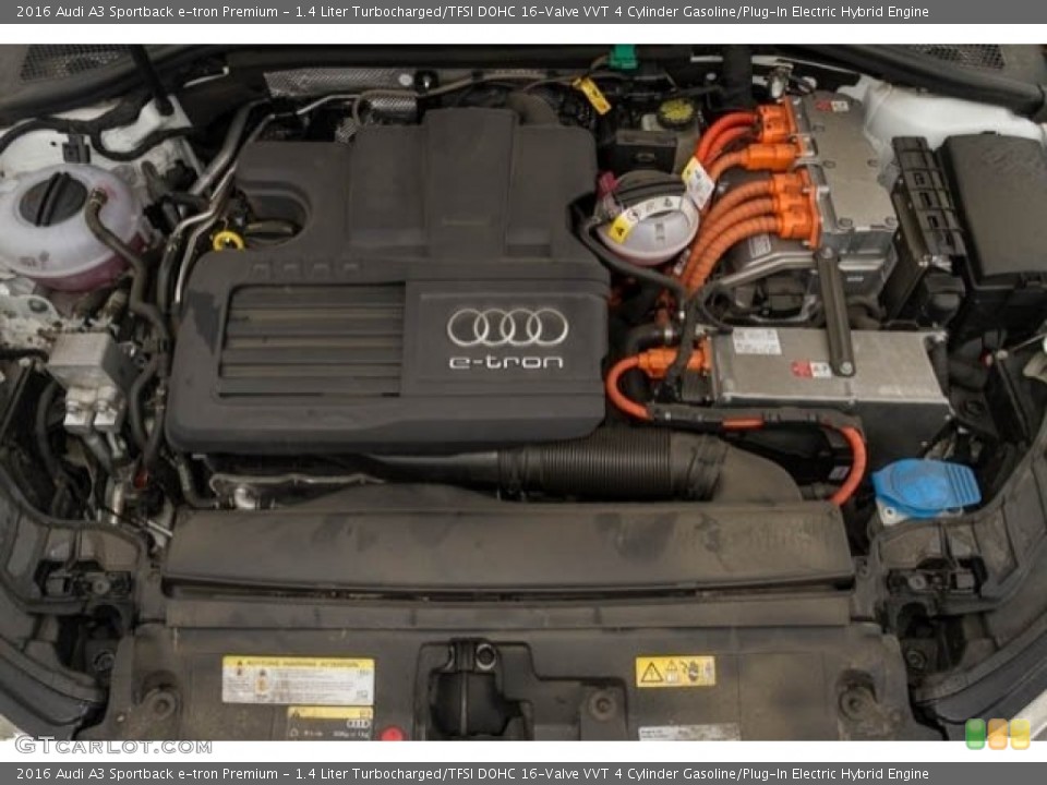 1.4 Liter Turbocharged/TFSI DOHC 16-Valve VVT 4 Cylinder Gasoline/Plug-In Electric Hybrid Engine for the 2016 Audi A3 #122955301