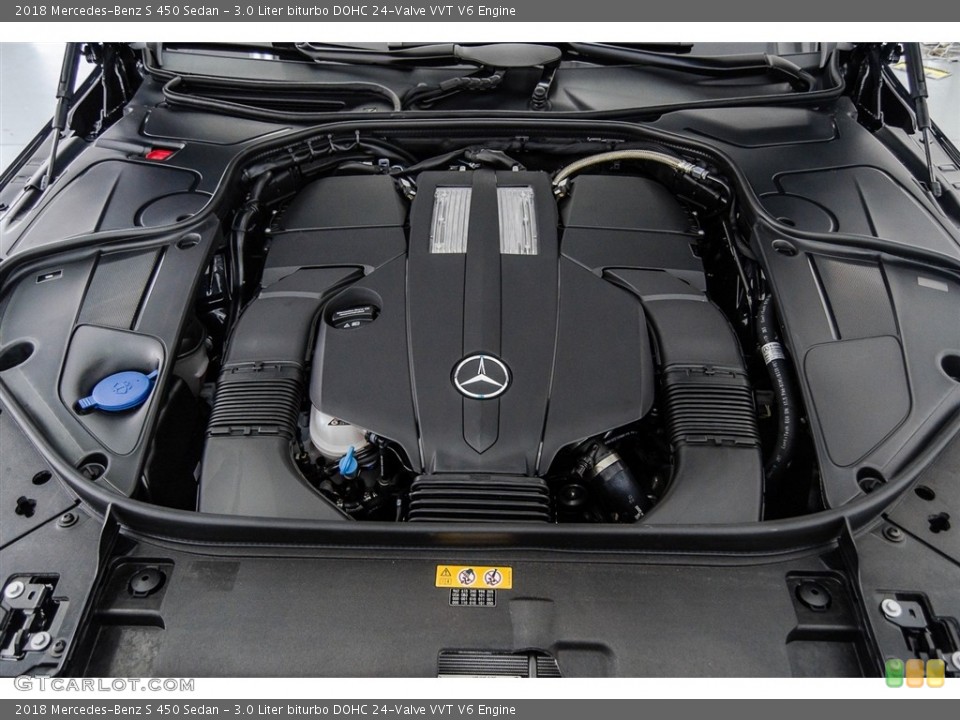 3.0 Liter biturbo DOHC 24-Valve VVT V6 Engine for the 2018 Mercedes-Benz S #123006261