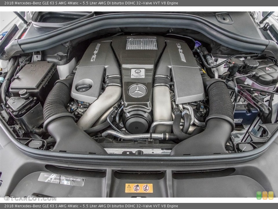 5.5 Liter AMG DI biturbo DOHC 32-Valve VVT V8 Engine for the 2018 Mercedes-Benz GLE #123026982