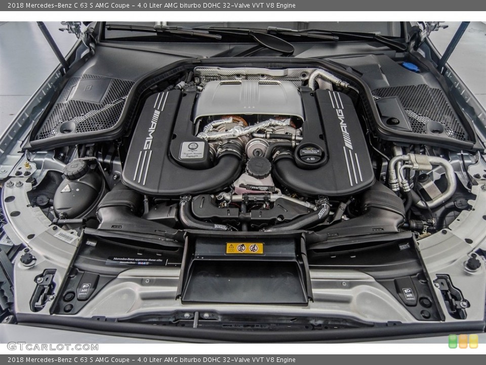 4.0 Liter AMG biturbo DOHC 32-Valve VVT V8 Engine for the 2018 Mercedes-Benz C #123055789