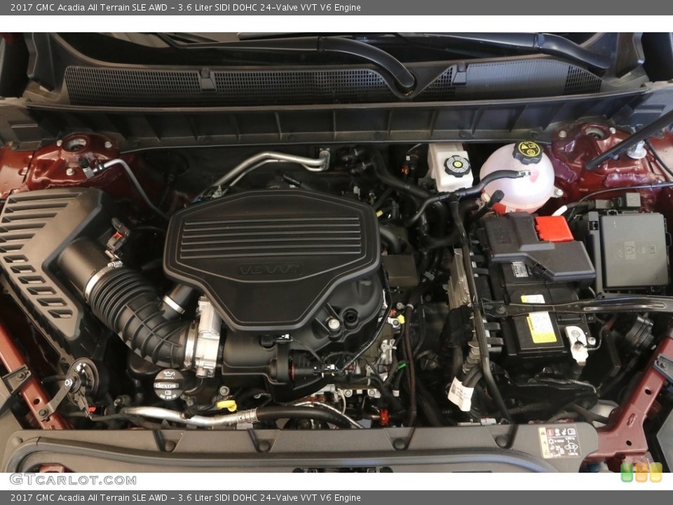 3.6 Liter SIDI DOHC 24-Valve VVT V6 2017 GMC Acadia Engine