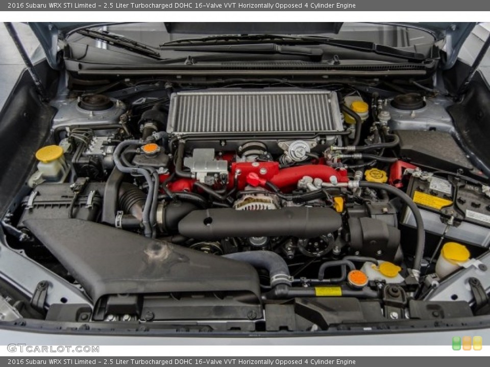 2.5 Liter Turbocharged DOHC 16-Valve VVT Horizontally Opposed 4 Cylinder Engine for the 2016 Subaru WRX #123132317