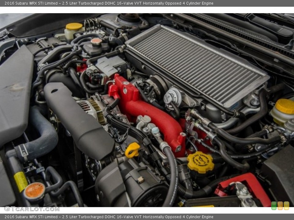 2.5 Liter Turbocharged DOHC 16-Valve VVT Horizontally Opposed 4 Cylinder Engine for the 2016 Subaru WRX #123132667