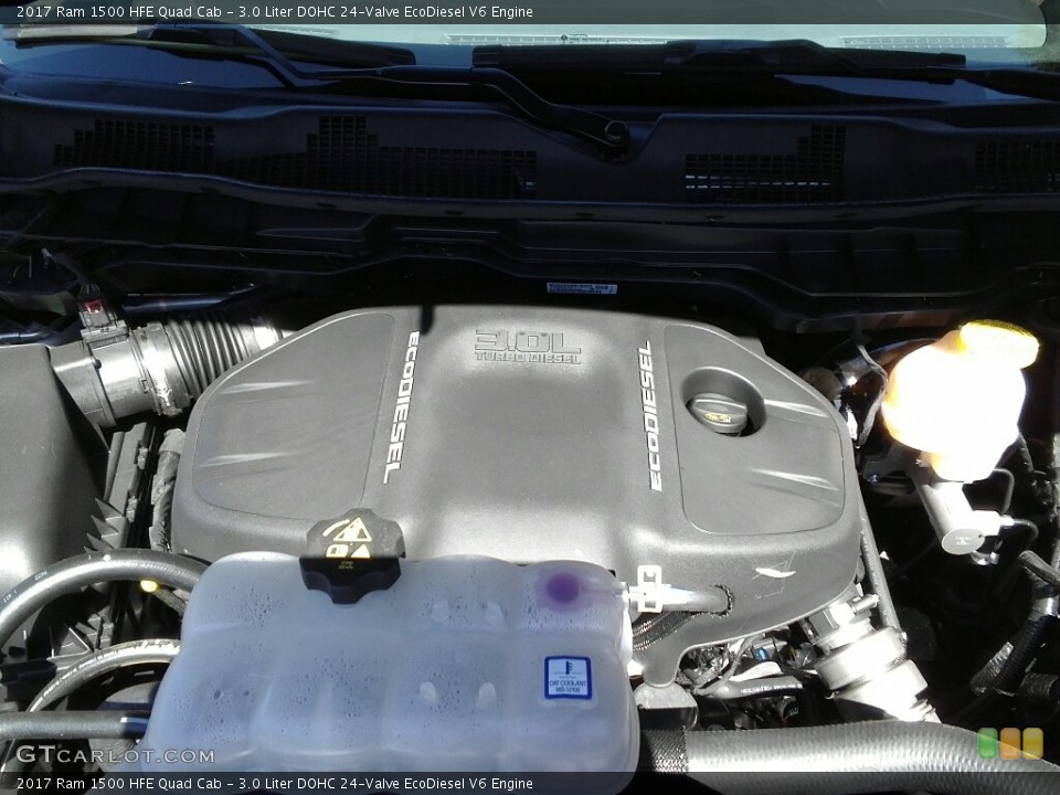 3.0 Liter DOHC 24-Valve EcoDiesel V6 Engine for the 2017 Ram 1500 #123144005