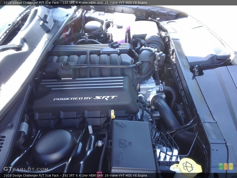 392 SRT 6.4 Liter HEMI OHV 16-Valve VVT MDS V8 Engine for the 2018 Dodge Challenger #123169356
