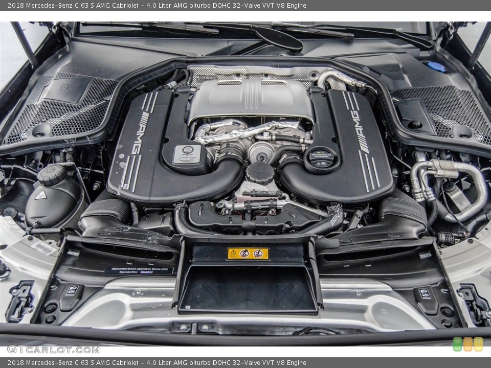 4.0 Liter AMG biturbo DOHC 32-Valve VVT V8 Engine for the 2018 Mercedes-Benz C #123191879