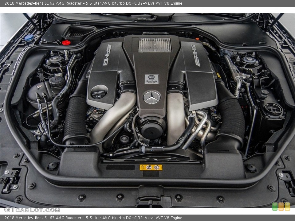 5.5 Liter AMG biturbo DOHC 32-Valve VVT V8 Engine for the 2018 Mercedes-Benz SL #123192926