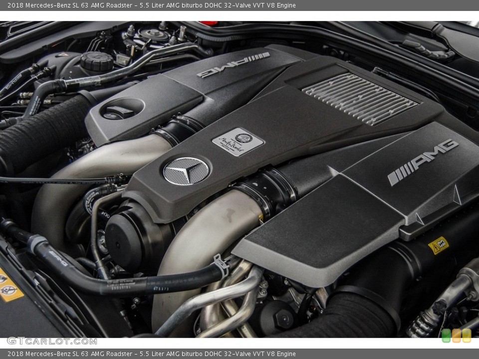 5.5 Liter AMG biturbo DOHC 32-Valve VVT V8 Engine for the 2018 Mercedes-Benz SL #123193283