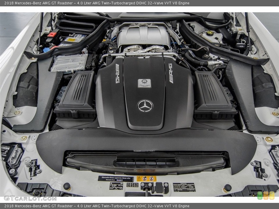 4.0 Liter AMG Twin-Turbocharged DOHC 32-Valve VVT V8 Engine for the 2018 Mercedes-Benz AMG GT #123195572