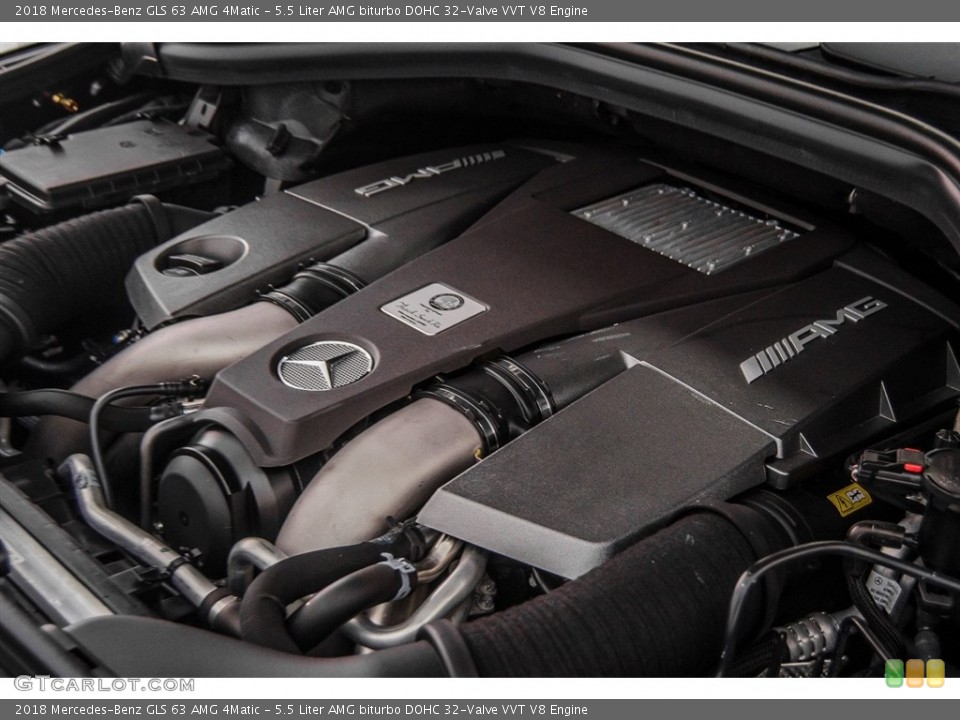 5.5 Liter AMG biturbo DOHC 32-Valve VVT V8 Engine for the 2018 Mercedes-Benz GLS #123195759