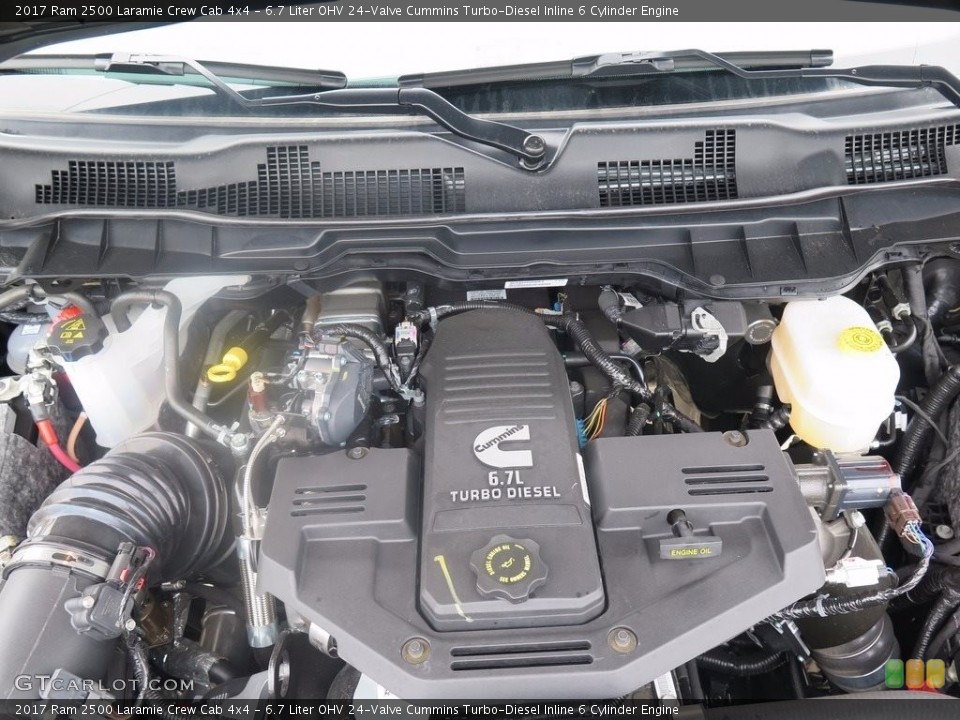 6.7 Liter OHV 24-Valve Cummins Turbo-Diesel Inline 6 Cylinder Engine for the 2017 Ram 2500 #123214327