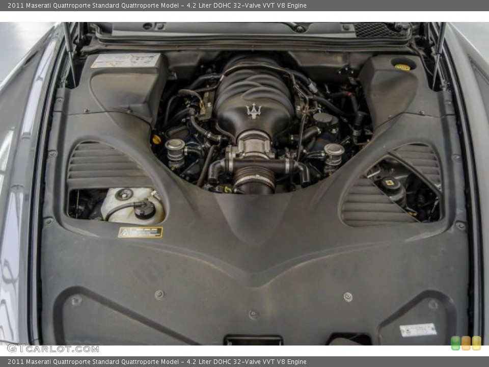 4.2 Liter DOHC 32-Valve VVT V8 2011 Maserati Quattroporte Engine