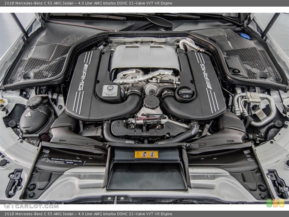 4.0 Liter AMG biturbo DOHC 32-Valve VVT V8 Engine for the 2018 Mercedes-Benz C #123246073
