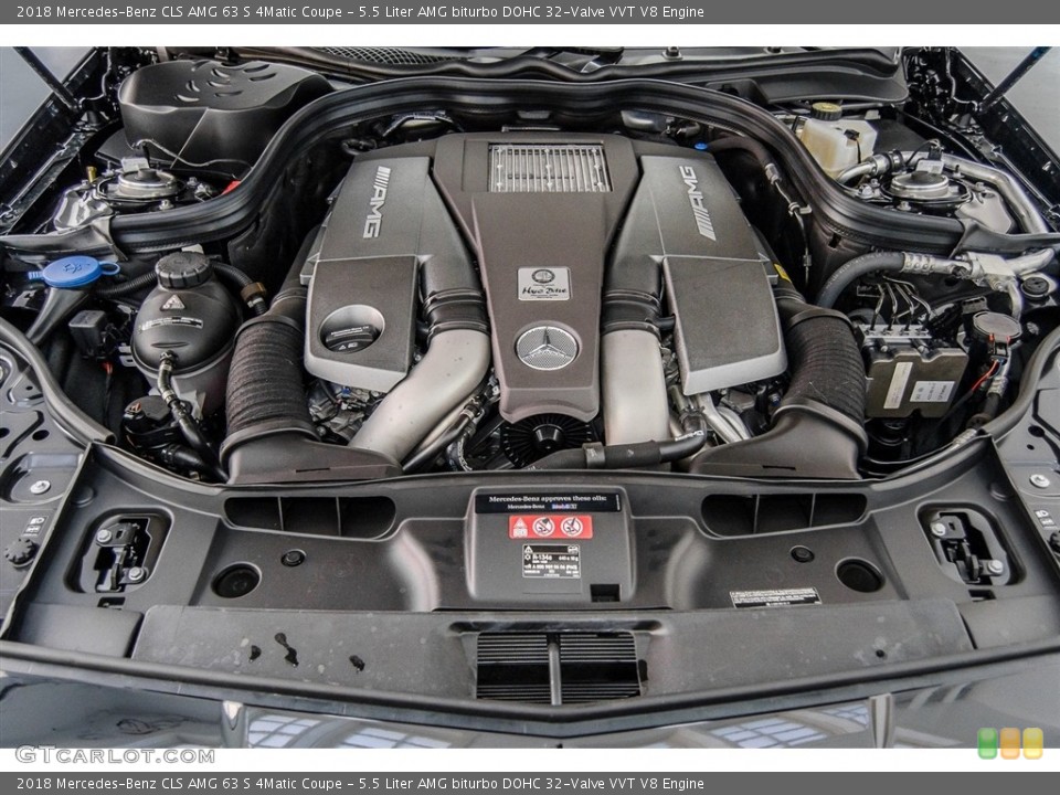 5.5 Liter AMG biturbo DOHC 32-Valve VVT V8 Engine for the 2018 Mercedes-Benz CLS #123247582