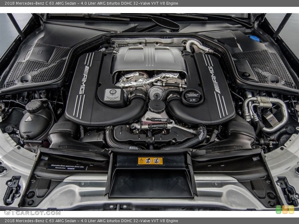 4.0 Liter AMG biturbo DOHC 32-Valve VVT V8 Engine for the 2018 Mercedes-Benz C #123270504