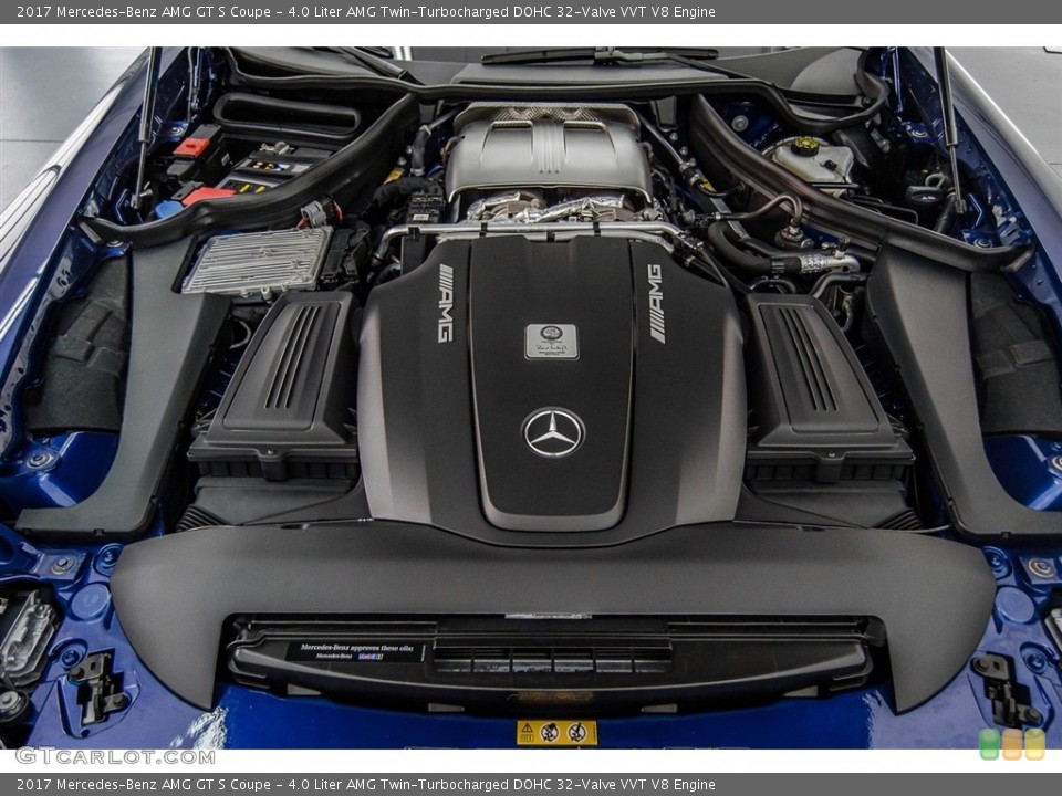 4.0 Liter AMG Twin-Turbocharged DOHC 32-Valve VVT V8 Engine for the 2017 Mercedes-Benz AMG GT #123274071