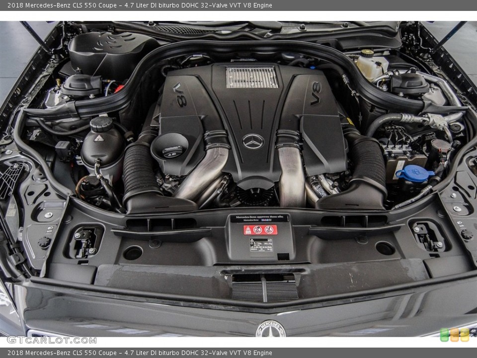 4.7 Liter DI biturbo DOHC 32-Valve VVT V8 Engine for the 2018 Mercedes-Benz CLS #123349979