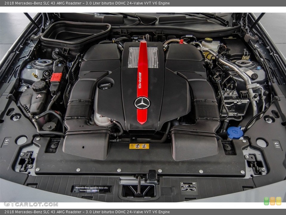 3.0 Liter biturbo DOHC 24-Valve VVT V6 Engine for the 2018 Mercedes-Benz SLC #123393391