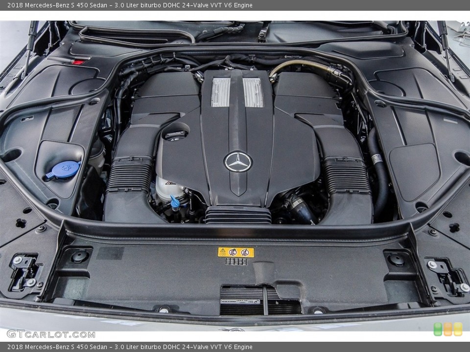 3.0 Liter biturbo DOHC 24-Valve VVT V6 Engine for the 2018 Mercedes-Benz S #123395332