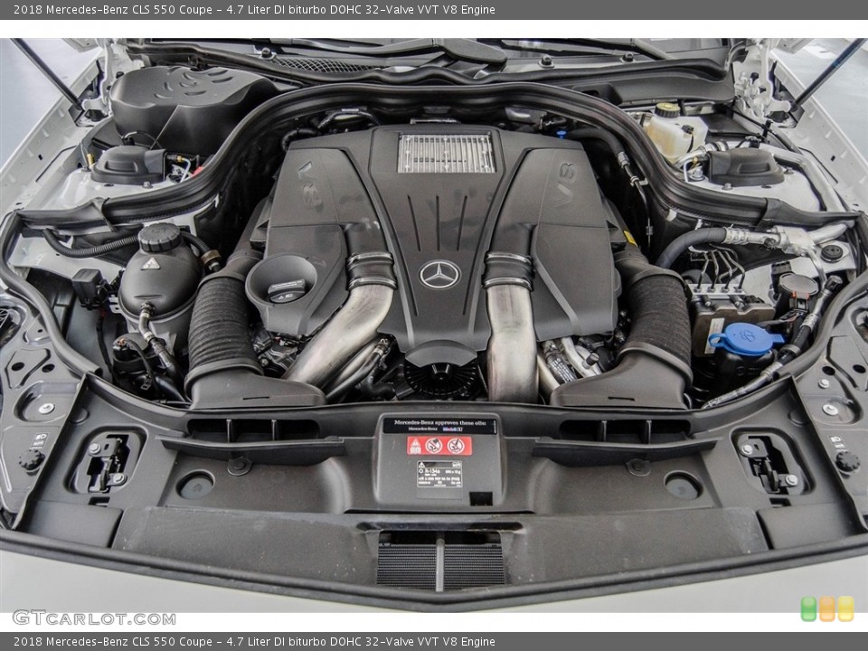 4.7 Liter DI biturbo DOHC 32-Valve VVT V8 Engine for the 2018 Mercedes-Benz CLS #123395952
