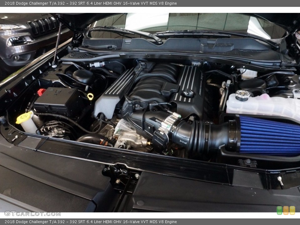 392 SRT 6.4 Liter HEMI OHV 16-Valve VVT MDS V8 Engine for the 2018 Dodge Challenger #123432284